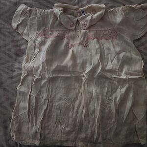 Vtg Antique infant dress is a fine example of "Handmade by Nanette"